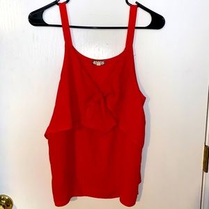 Red tank top